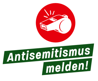 Antisemitismus melden Button